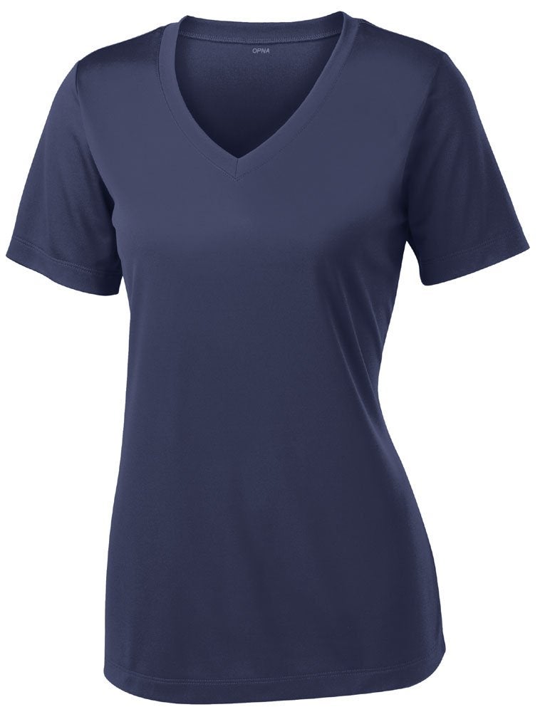 Opna Women's Short Sleeve Moisture Wicking Athletic Shirts Navy - Image 1